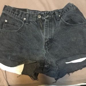 Vintage high waisted wrangler shorts